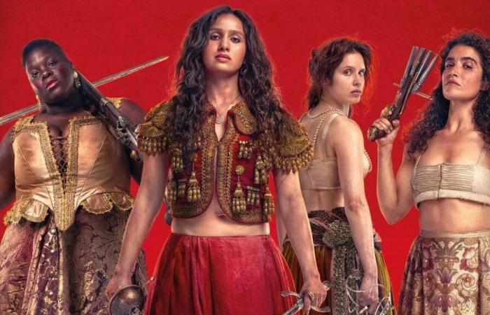 premières images de la version féminine des « Trois Mousquetaires »