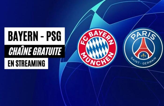 Chaîne TV gratuite où regarder le Bayern PSG en streaming