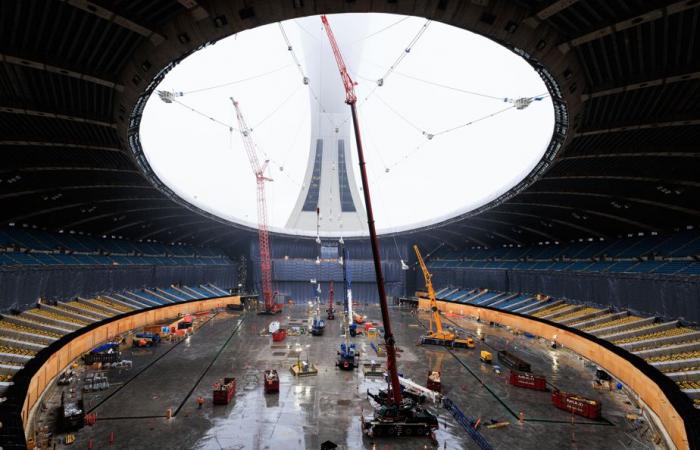 Stade olympique | Avec la toiture pratiquement démontée, l’hiver s’annonce comme un défi de taille