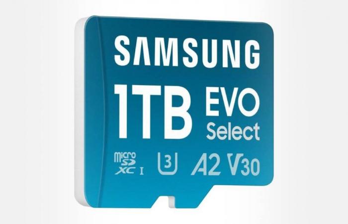 Le prix de cette carte microSD Samsung de 1 To baisse pour le Black Friday