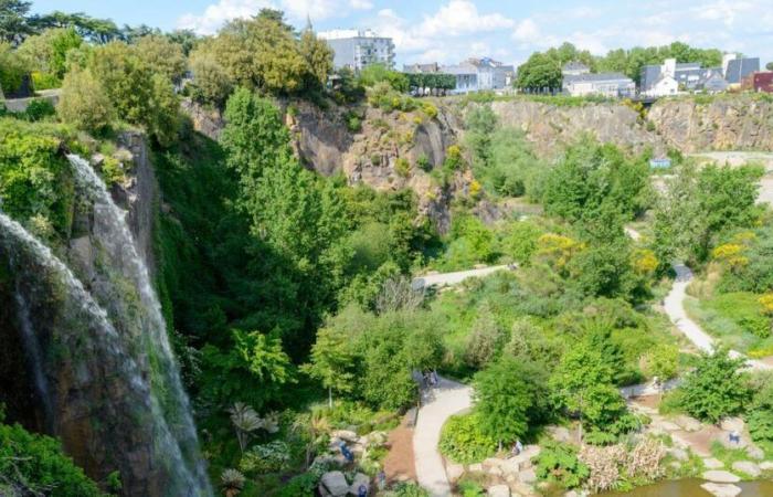 un adolescent chute de 30 mètres dans un jardin public