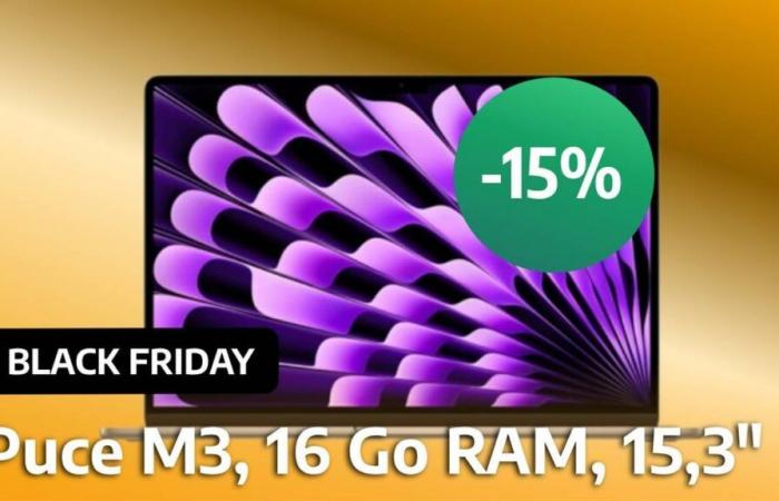 Le Black Friday offre 15 % de réduction sur le prix du MacBook Air M3 pour une durée limitée !