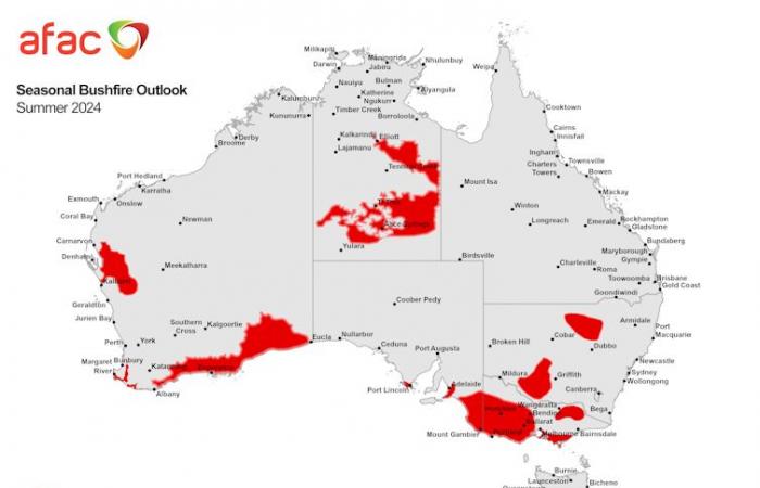 Cet été sera probablement plus humide et plus chaud pour la plupart des Australiens, selon les prévisions du bureau.