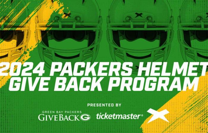 Les Packers redonnent, Ticketmaster fera don de nouveaux casques à 10 équipes de football des lycées du Wisconsin