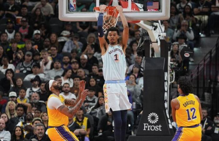 Les Spurs se battent vaillamment, mais tombent face aux Lakers 119-101