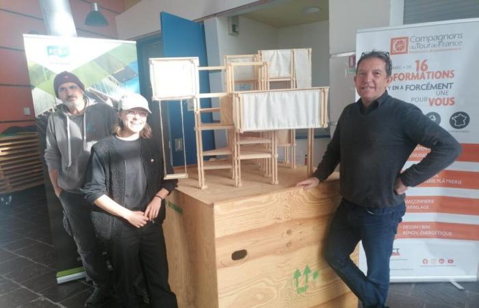 un nouveau pavillon en bois servira d’écrin à une exposition sur les incendies de 2022