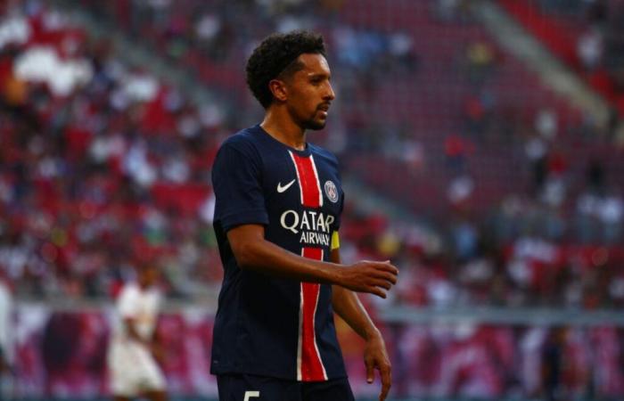 Marquinhos admet son “inquiétude” quant au classement du PSG en Ligue des champions