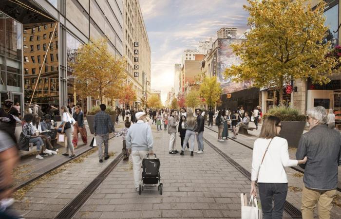 Rue Sainte-Catherine | Montréal avance avec la piétonnisation de deux tronçons