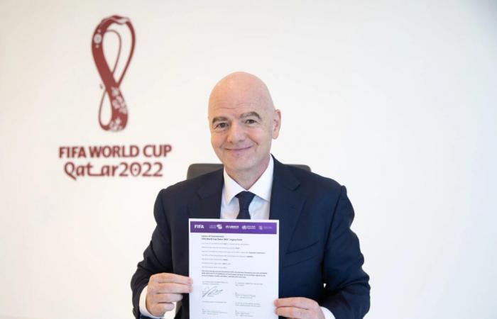 Gianni Infantino qualifie le Qatar Legacy Fund 2022 de « niveau sans précédent, jamais vu auparavant »