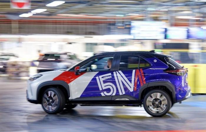 Quelle voiture vient de fêter le 5 millionième exemplaire produit en France ?