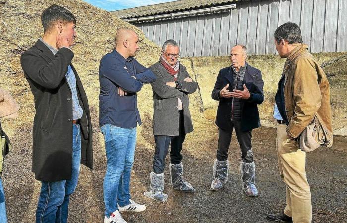 Près de Lannion, le nouveau préfet des Côtes-d’Armor au contact des agriculteurs