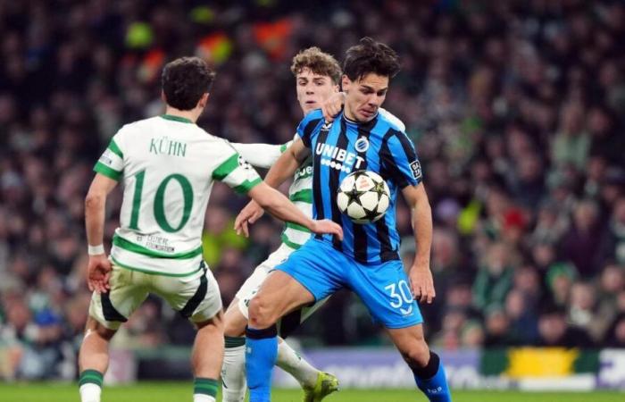 Le Club de Bruges prend un point lors du match à l’extérieur contre le Celtic (vidéo)