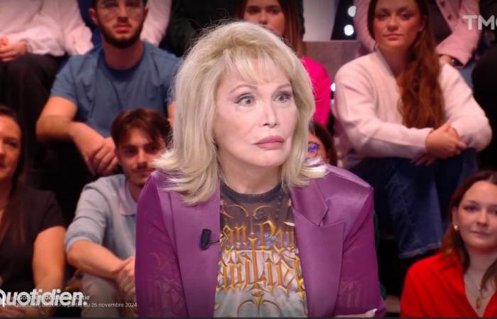 Cash, Amanda Lear dit à ce chroniqueur de Quotidien qu’elle est “moche” : “C’est terrible, je suis désolée !” »