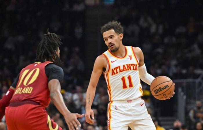 Trae Young pourrait rater le match contre les Cavs