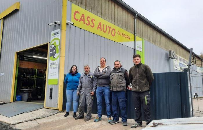 Gaétan Rous roule pour le cass’auto du Bassin de Decazeville