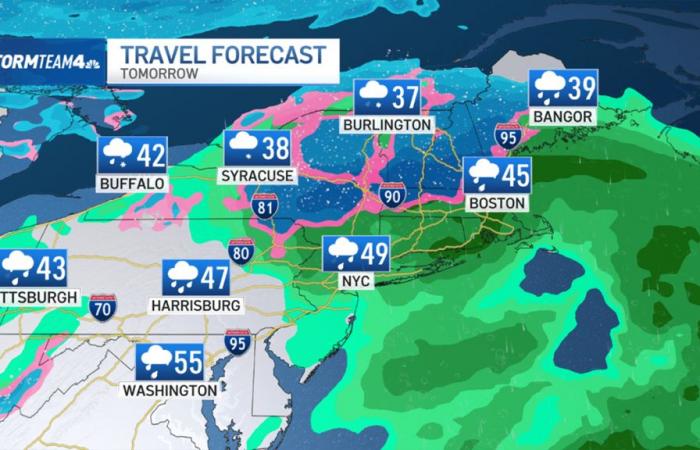 Pluie attendue pour le défilé, puis refroidissement hivernal – NBC New York