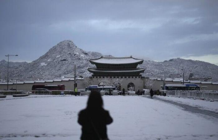 La plus grosse tempête de neige de novembre depuis un demi-siècle frappe Séoul et immobilise les vols