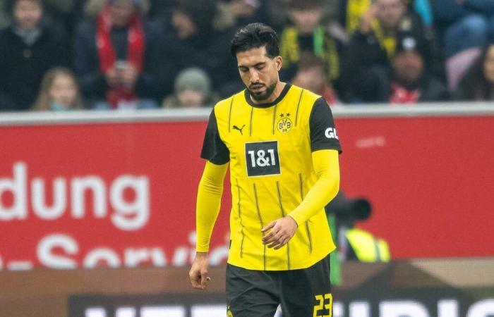 Le capitaine du BVB Emre Can avec une déclaration de guerre