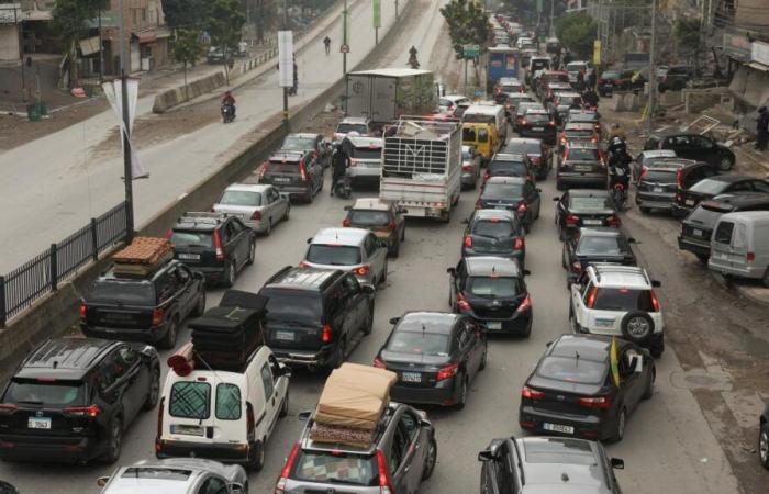 Des milliers de Libanais sur le chemin du retour, après le cessez-le-feu entre Israël et le Hezbollah (Photo)