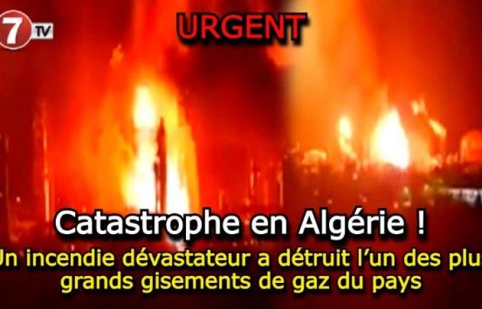 Un incendie dévastateur a détruit l’un des plus grands gisements de gaz du pays – Le7tv.ma