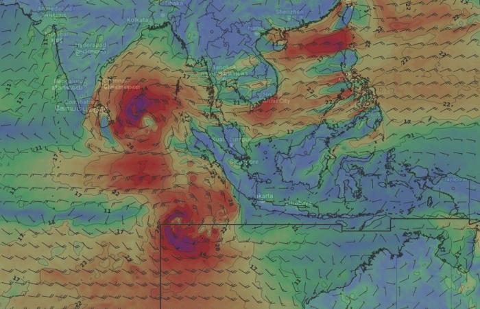 Réveil des tropiques, risque croissant de cyclones, de fortes pluies et de tempêtes