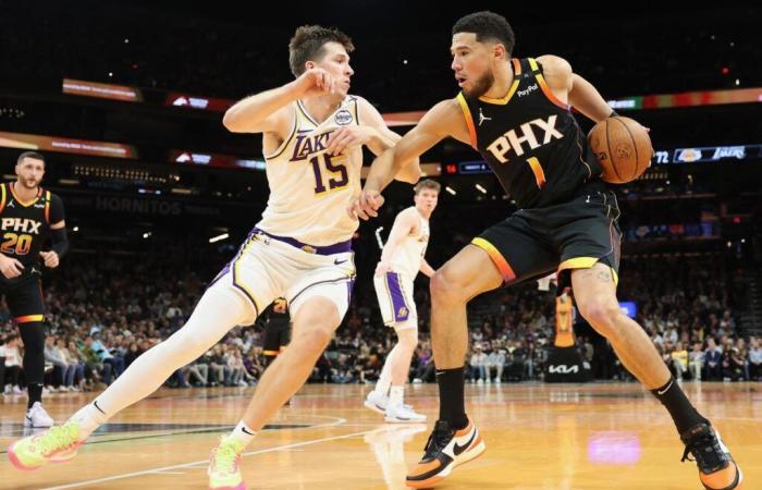 Où se situent les Lakers au classement de l’Emirates NBA Cup après la défaite de mardi contre les Suns