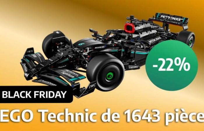 Le Black Friday fait baisser le prix de la sublime Mercedes AMG F1 LEGO, un incontournable pour les passionnés d’automobile