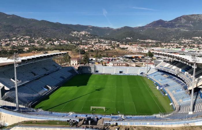 La Ligue de Football Professionnel ordonne le huis clos du stade Armand-Cesari par mesure de précaution