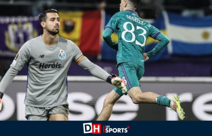 Tristan Degreef (Anderlecht) raconte sa folle soirée face à Porto : “Il n’y a pas de peno mais j’ai vite fait le déclic”