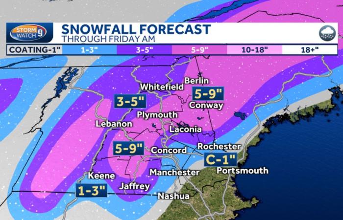 Tempête de Thanksgiving pour apporter de la neige et de la pluie