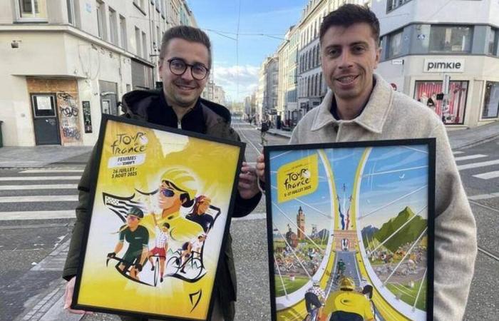 L’incroyable aventure des deux frères Brestois qui ont réalisé les affiches du Tour de France – édition du soir Ouest-France