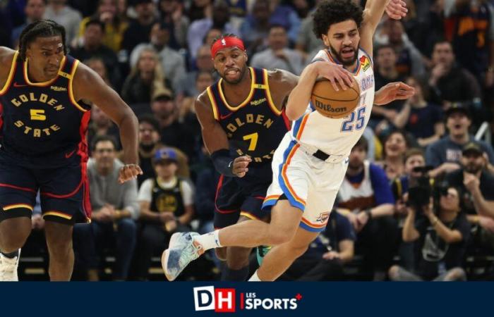 Ajay Mitchell et OKC remportent le choc à Golden State, défaite pour Toumani Camara