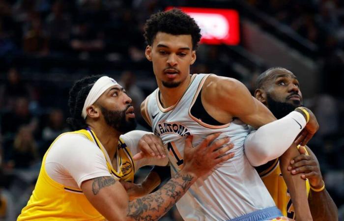 LeBron James et les Lakers battent les Spurs alors que la bataille Anthony Davis-Wembanyama fait vibrer les fans de la NBA