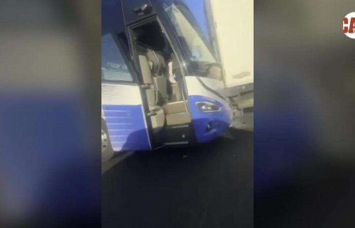 Un bus du Real Madrid subit une légère collision à son retour de Liverpool