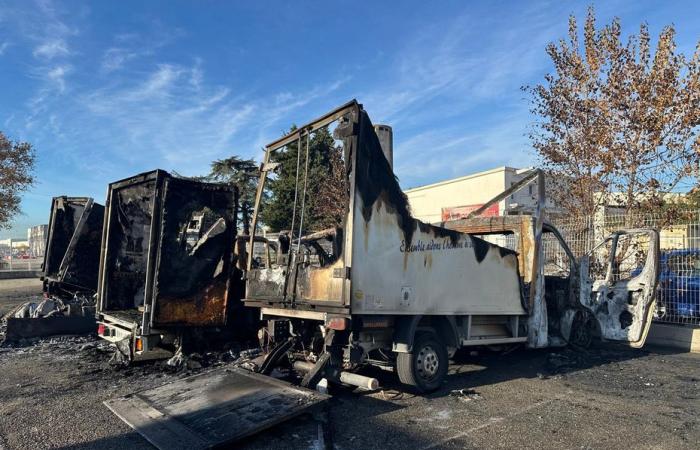 Six camions de la banque alimentaire incendiés au marché de la gare de Nîmes, la piste de l’incendie volontaire