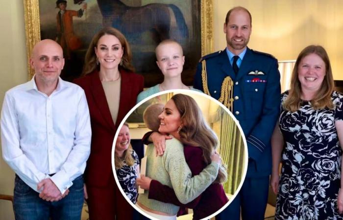 L’adolescente qui serrait Kate Middleton dans ses bras est décédée, le couple réagit