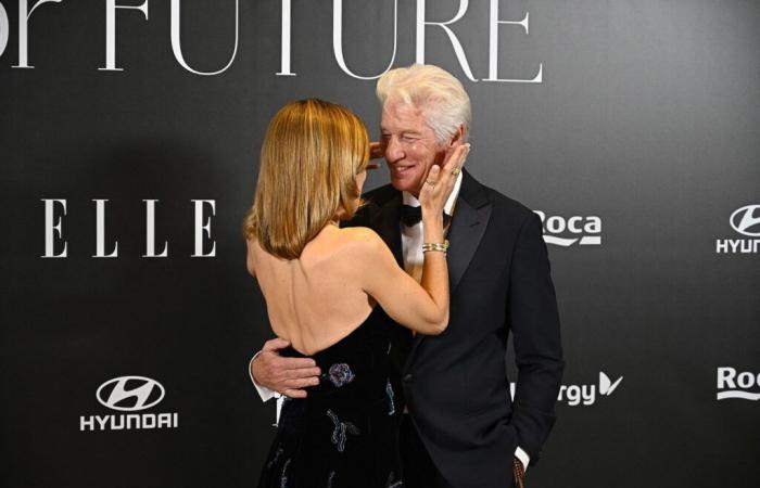 Richard Gere, un homme si tendre et amoureux d’Alejandra Silva sur le tapis rouge