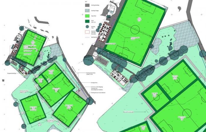 La nouvelle académie des jeunes du Wrexham AFC à Darland reçoit le feu vert du Planning