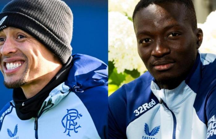 Composition prévue des Rangers contre Nice : Tavernier et Diomande débutent