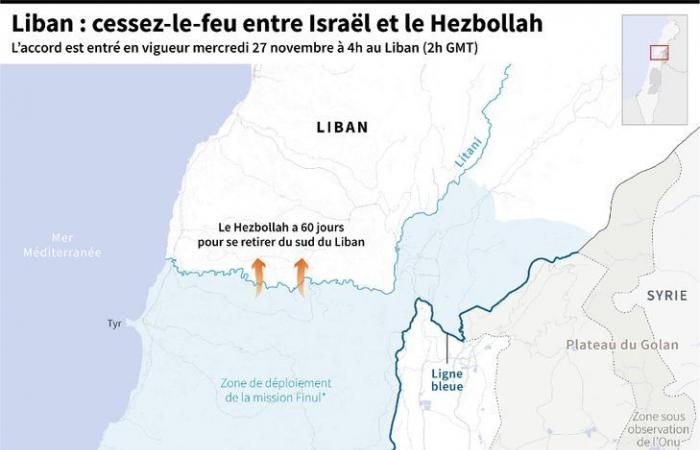 L’armée libanaise déploie des troupes et des blindés dans le sud, après le cessez-le-feu entre Israël et le Hezbollah