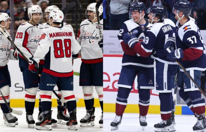 Les Capitals et Avalanche en hausse