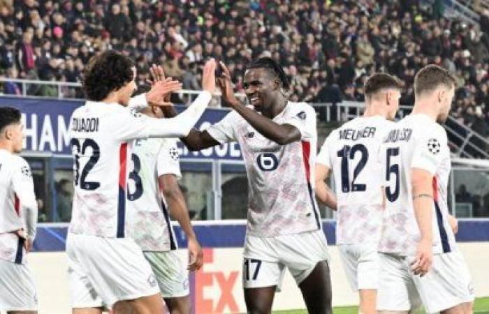 Le LOSC remporte un nouveau succès sur le terrain de Bologne