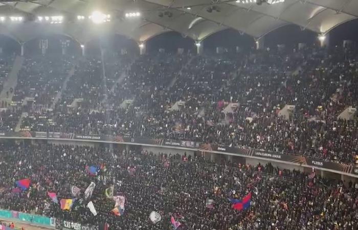 Combien de supporters étaient présents au FCSB – Olympiakos