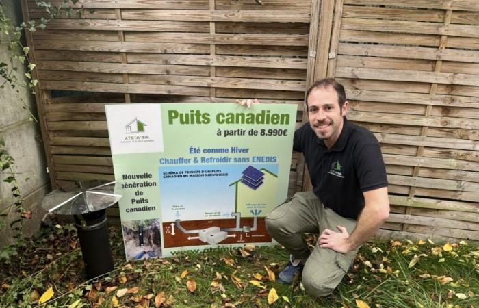 Cet habitant du Val-d’Oise fabrique des puits canadiens, du chauffage économique et écologique