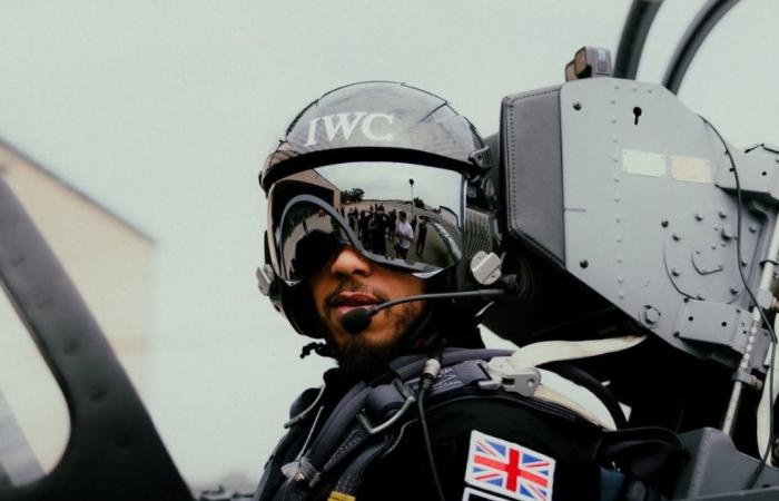 Lewis Hamilton en mode Top Gun pour un sponsor