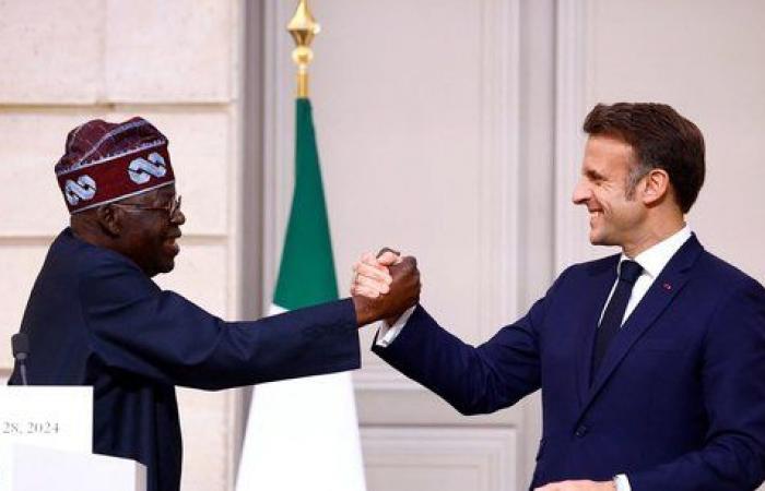 le président du Nigeria à Paris