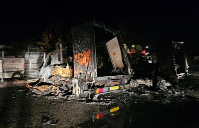 Les six camions de la banque alimentaire du Gard détruits dans un incendie à Nîmes