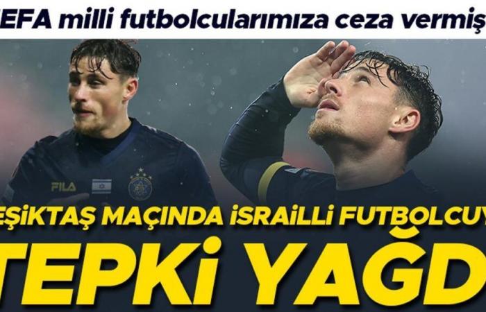 Le geste qui a fait réagir le footballeur israélien lors du match Beşiktaş – Maccabi ! L’UEFA sanctionne les joueurs nationaux