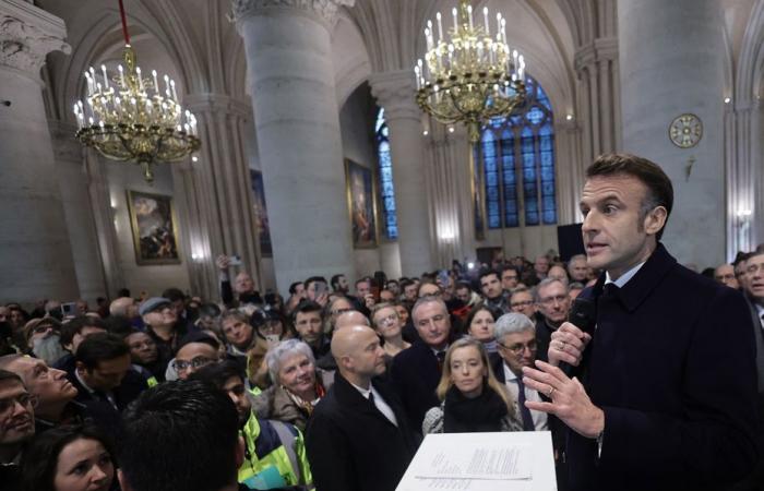 Emmanuel Macron rend hommage au responsable de la restauration de Notre-Dame, décédé tragiquement