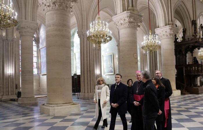 Le nouvel éclat de Notre-Dame de Paris se dévoile au monde entier lors d’une dernière visite de Macron (photos)